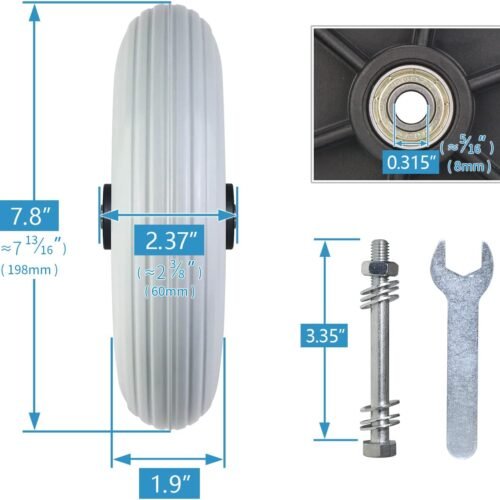 wheelchair caster wheels