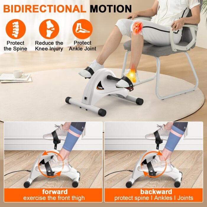 motorized pedal exerciser for elderly