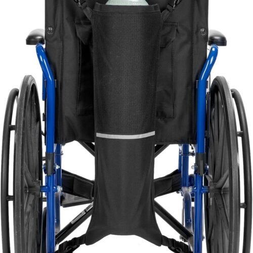 oxygen tank holder for wheelchair