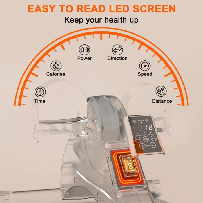motorized pedal exerciser for elderly