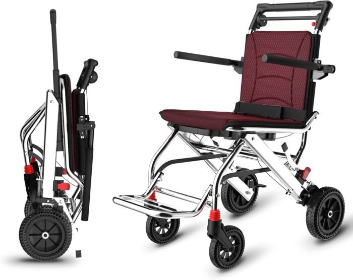 lightest folding electric wheelchair