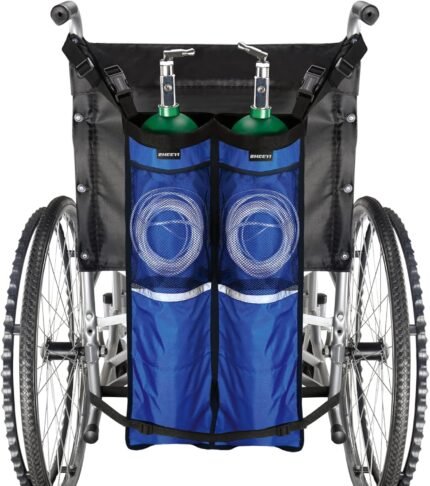 oxygen tank holder for wheelchair