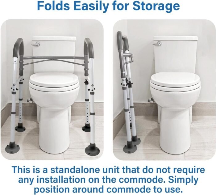 toilet safety rail