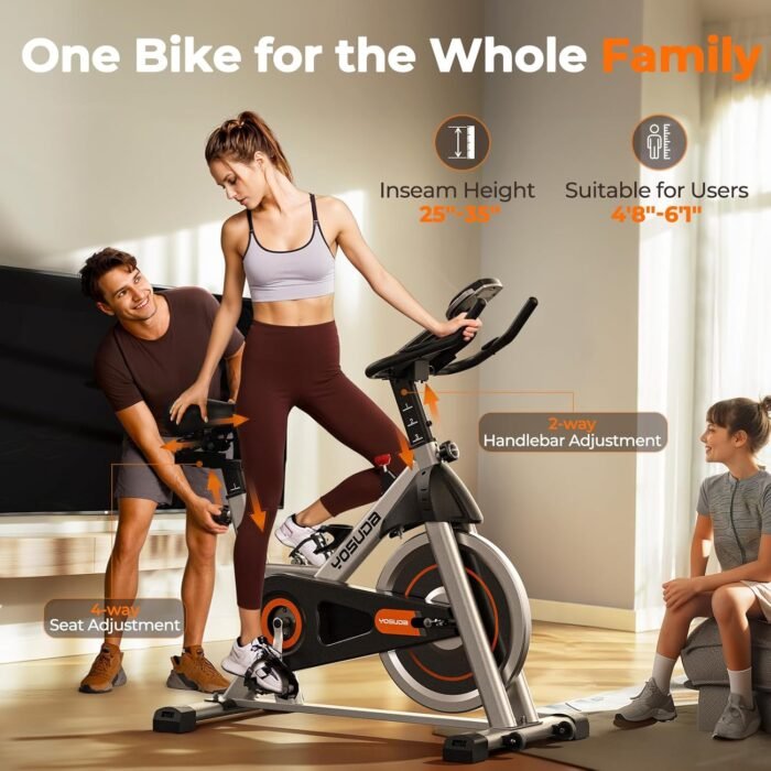 yosuda indoor cycling bike under desk bike