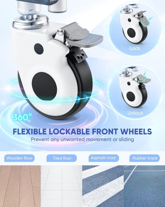 shower chair with wheels