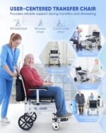 shower chair with wheels