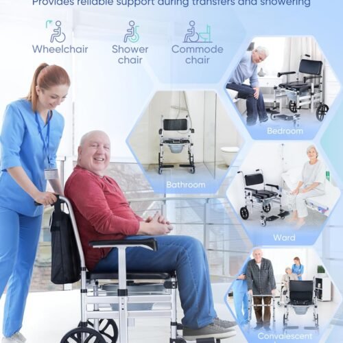 shower chair with wheels