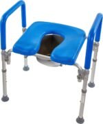 raised toilet seat with handles