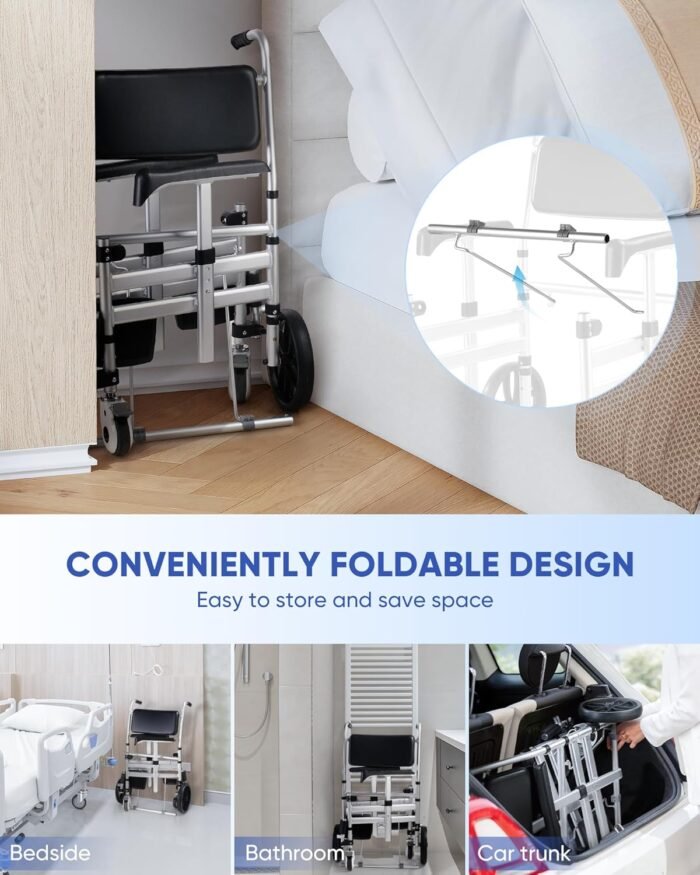 shower chair with wheels