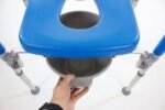 raised toilet seat with handles