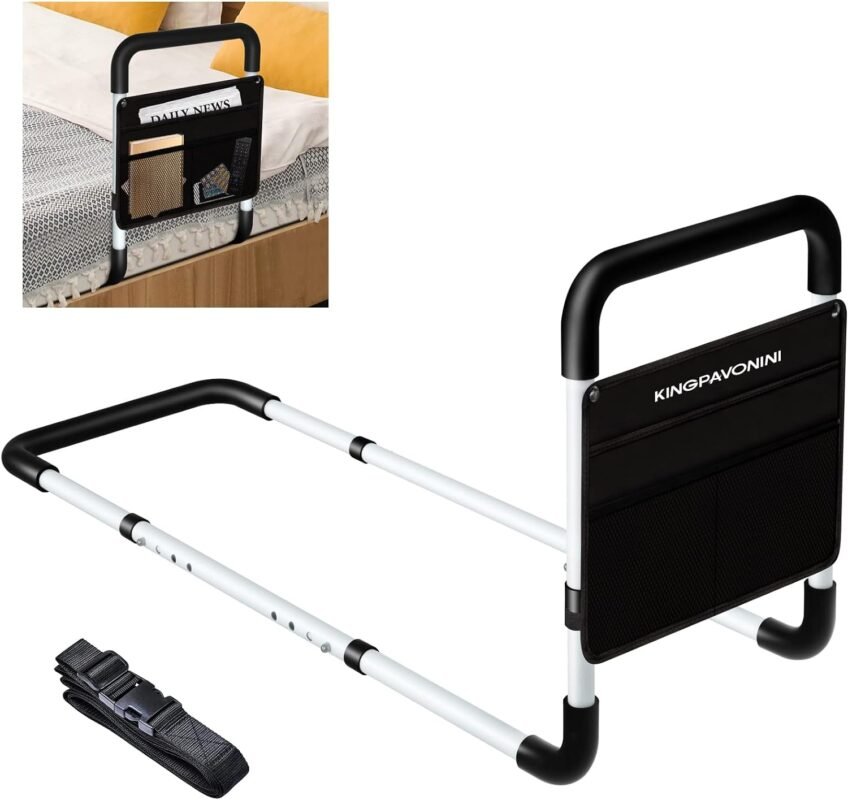 adjustable bed with rails for seniors