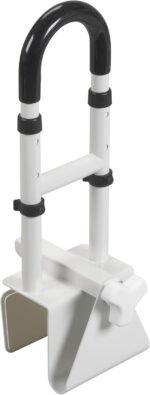 bathtub with grab bars