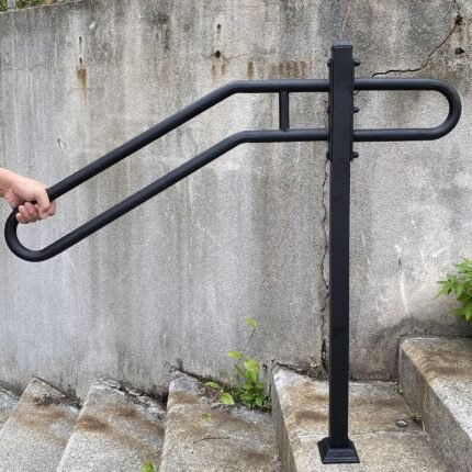 wrought iron handrails for outdoor steps