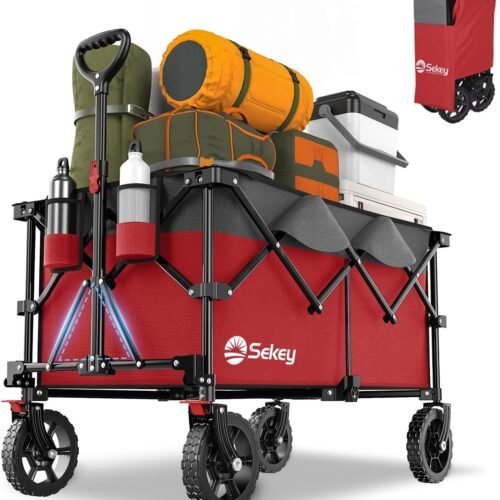 sekey 220l collapsible foldable wagon