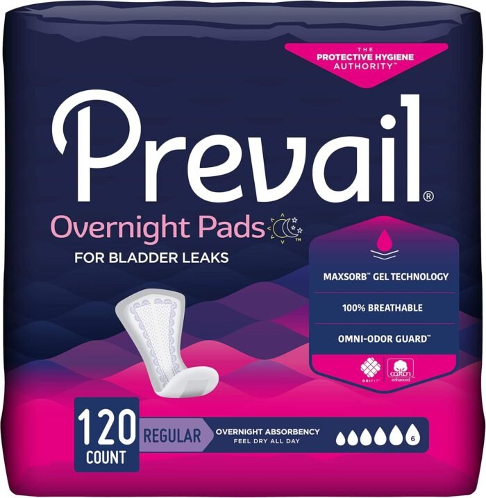 prevail bladder control pads